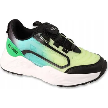 Chlapecké tenisky BEFADO 516Y385 LEHKÉ DĚTSKÁ SPORTOVNÍ OBUV S NITÍ ZELENÉ R 31