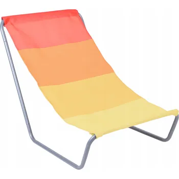 Zahradní lehátko Oranžové kovové Lehátko Outdorium