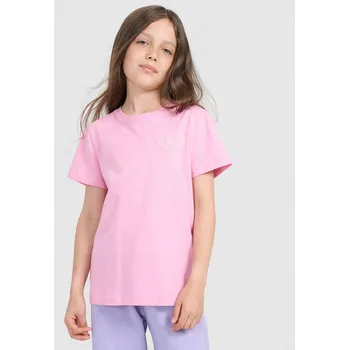 4F dětské tričko růžové bavlna velikost 158