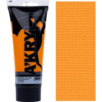 Vodová barva Akrylové barvy Renesans oranžová 1 ks 200 ml