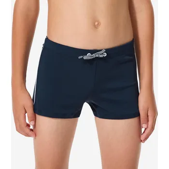 Pánské plavky DECATHLON Chlapecké boxerkové plavky 100 Plus 7 LET BÍLÁ|MODRÁ