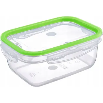 Dóza na potraviny Nádoba Ambition Gusto 1 l 14x15,5x7,5 cm průhledná/zelená