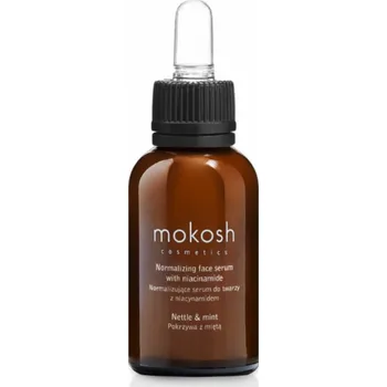 Pleťové sérum Mokosh Mokosh, normalizační sérum s niacinamidem, kopřiva s mátou, 30 ml