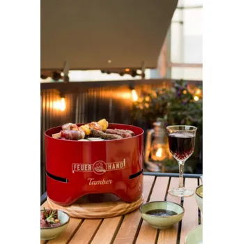 Zahradní gril Ambiance Stolní gril Feuerhand Tamber Ruby Red