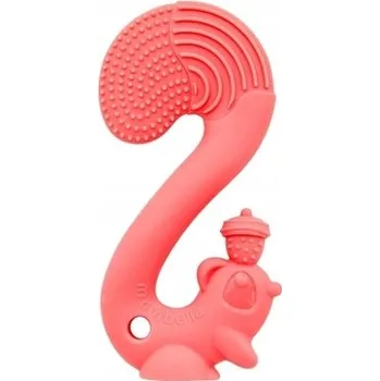 Ortodontické kousátko Mombella silikonové červené