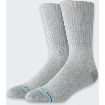 Pánská móda Stance Ponožky Icon Crew 1 pár, šedé vřesové