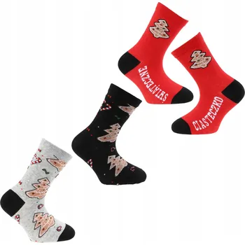 Dámské ponožky PONOŽKY VÁNOČNÍ se stromečky PONOŽKY dětské MORAJ 23/26