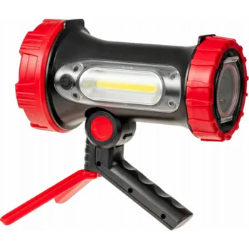 Svítilna PRO LED SVÍTILNA S DOBÍJECÍ BATERII, POHYBLIVOU RUKOJEŤÍ 350LM + 180LM