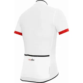 cyklistický dres RH+ Cyklistický dres zeroPrime ČERVENO-BÍLÝ - M