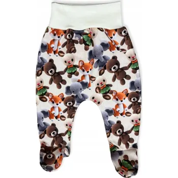 Dupačky POLODUPAČKY vel. 98 BEZTLAKOVÉ dětské kraťasy ze 100% BAVLNA s PLYŠÁCI