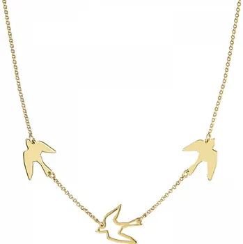 Náhrdelník Náhrdelník Colibra C14768 40 cm zlaté vlaštovky