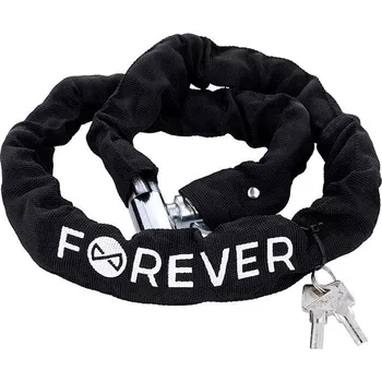 Zámek na kolo FOREVER OUTDOOR Zámek na kolo s řetězem CHL-105 Forever Outdoor ČERNÁ