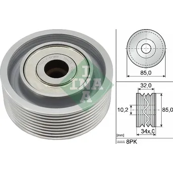 Rozvod motoru Vratná vodící kladka INA 532 0919 10