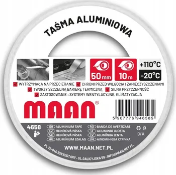 Hliníková páska 50 mm x 10 m MAAN