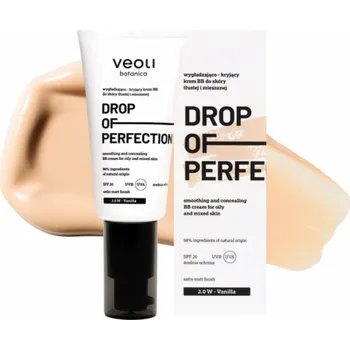 Veoli Botanica Drop Of Perfection vyhlazující a krycí BB krém pro mastnou a smíšenou pleť 2.0 W Vanilla 30ml