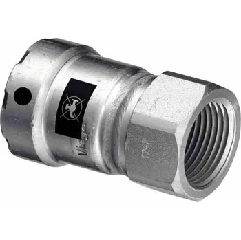 Fitinka Viega Přechodová spojka DN15 1/2 x 1/2 ocel / pozink