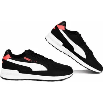 Chlapecké tenisky Puma Dětské boty Graviton Jr černé a bílé 381987 11 38,5