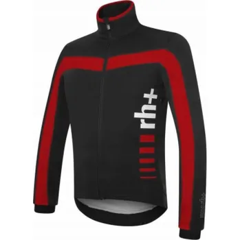 Cyklistická bunda RH+ Cyklistická bunda ZeroLogo EVO ČERNO-ČERVENÁ - XL