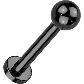 Piercing Šperky4U Piercing do brady - labreta černá - LB1139-1208