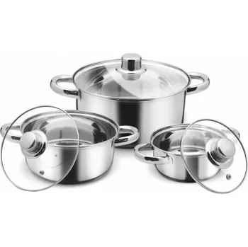 Sada nádobí Lamart Sada hrnců s poklicemi LP1000, 6 ks, MARCHE