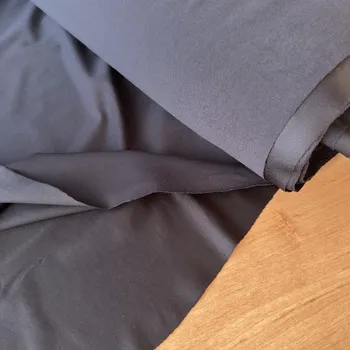 Vzorek - Sportovní úplet pružný černý, synt.vl.