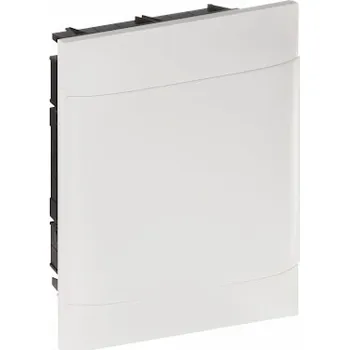 Rozvaděč Legrand Modulární rozvaděč pro povrchovou montáž PRACTIBOX S 1x12 průhledné dveře 1x1P B16 RX3 135431P