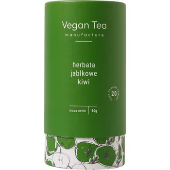 Čaj English Tea Shop Veganský čaj - sypaný zelený čaj Jablko Kiwi 80 g