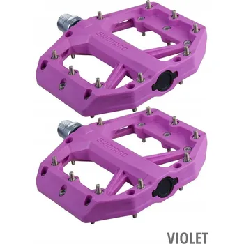 Pedál na kolo Platformové pedály Shimano EPDGR400P fialové