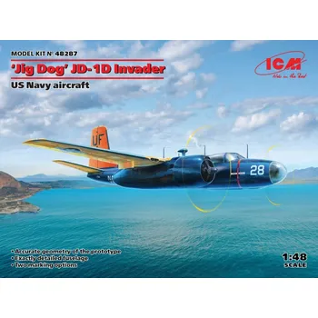 Plastikový model JD-1D Invader 'Jig Dog' US NAVY aircraft - ICM 48287