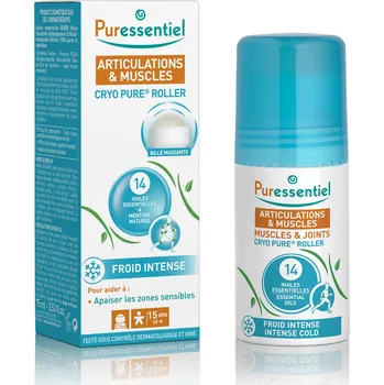 Masážní přípravek Puressentiel Chladící roll-on na svaly a klouby 75 ml