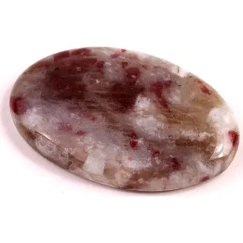 Přírodní kámen Kabošon Turmalín v Rubelitu č.8159 (33x21x6mm)