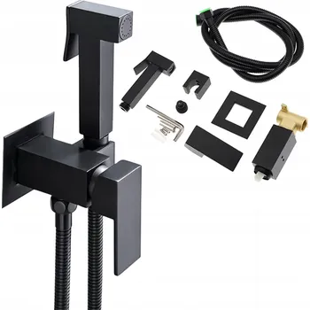 Bidetová baterie Maibang Cubic black černá