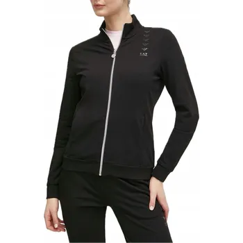 Emporio Armani dámská tepláková souprava bez kapuce, na zip, černá, velikost S