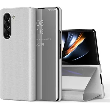 Pouzdro na mobilní telefon Flipové pouzdro Pskom pro Samsung Galaxy Z Fold5 stříbrné