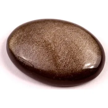 Přírodní kámen Kabošon Gold Obsidian č.8232 (30x22x7mm)