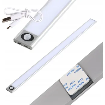 Lampička LED Podlinková Lampa 50cm s pohybovým senzorem, kuchyňská nábytková lišta
