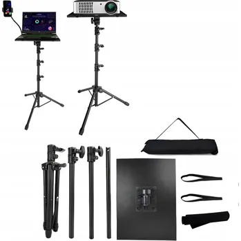 Stolek pod notebook Mozos nastavitelný mobilní černý