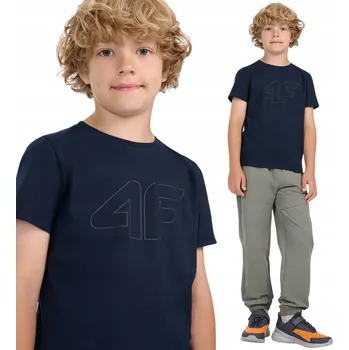 Chlapecké tričko CHLAPECKÉ TRIČKO 4F DĚTSKÉ SPORTOVNÍ BAVLNĚNÉ 122 TTSHM2331 SS25