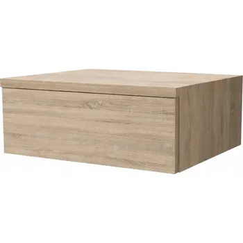 Noční stolek Noční stolek závěsný, click-on, dub sonoma, šířka 50 cm