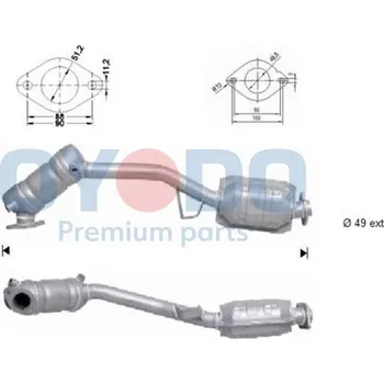 Katalyzátor Katalyzátor OYODO 10N0050-OYO