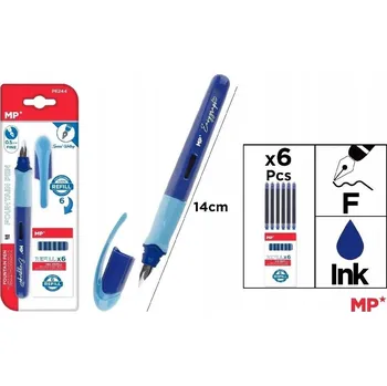 Plnicí pero MP modré
