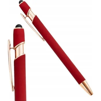 PROPISKA KOVOVÝ INKOUST ČERNÝ TOUCH PEN SOFT TOUCH PRO OBRAZOVKY ČERVENÁ MÓDA