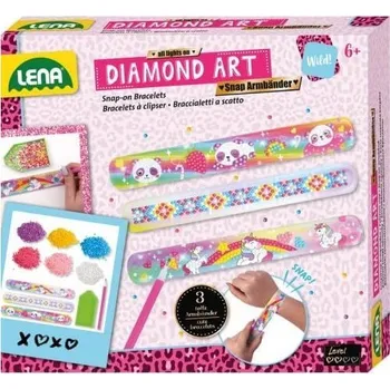 Dětské zboží Náramky Lena 42726 Diamond Art Snap, FS, vícebarevné