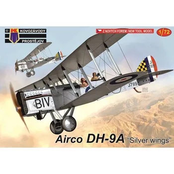 Plastikový model Airco DH-9A 'Silver Wings' (3x camo) - Kovozávody Prostějov