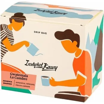 Káva Instytut Kawy Mletá káva Institute Coffee Drip Bag Guatemala La Cumbre 5+1