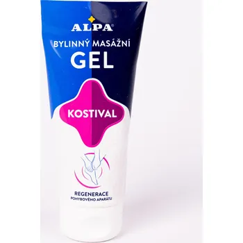 Masážní přípravek Alpa kostivalový Gel na bolesti svalů a kloubů 100 ml