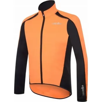Cyklistická bunda zeroRH+ Prime EVO SVĚTLE ORANŽOVÁ/ČERNÁ cyklistická bunda - L