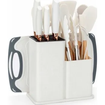 Kuchyňský nůž Elitehoff SADA 19 NOŽŮ A KUCHYŇSKÉHO NÁČÍSTÍ VE STOJANKU E-6071