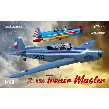 Plastikový model Zlín Z-326 Trenér Master DUAL COMBO (Limited edition) - Eduard 11167