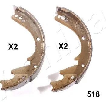 Brzdová čelist Sada brzdových čelistí ASHIKA 55-05-518